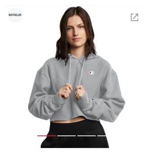 Champion cropped hoodie